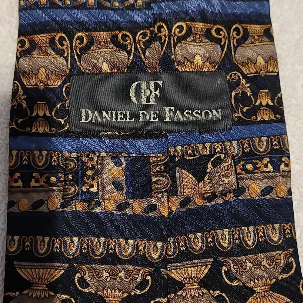 ‎Daniel De Fasson silk Neck tie